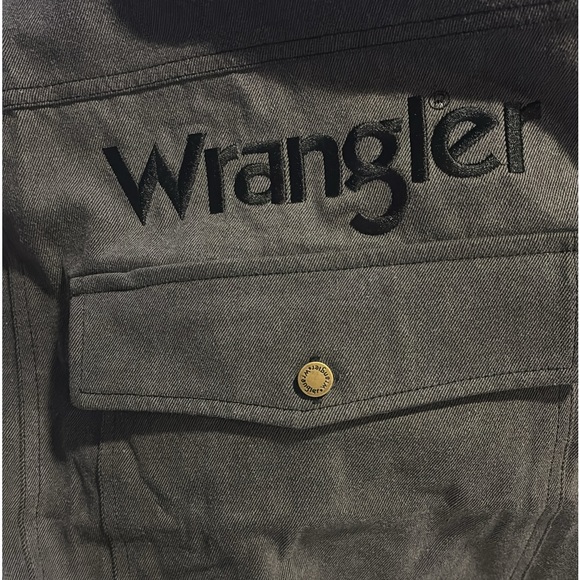 Wrangler Dog Jacket, Denim Dog Vest with Leash Hole Cozy Warm Perfect Dog Outfit - Picture 10 of 16